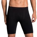 Cueca Boxer Box Masculino Esportivo Comprida Ciclista Adulto Microfibra Forro Algodão