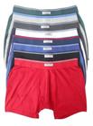 Cueca Boxer Bressan Microfibra Com Elástico Aparente Kit 10