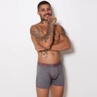 Cueca Boxer em Romantic Mescla - C8753