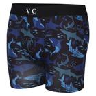 Cueca Boxer Long Estampa Digital VC Sharks