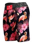 Cueca boxer long leg kevland flamingos