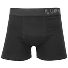 Cueca Boxer Lupo Algodão Com Elastano Preta - Masculino