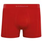 Cueca Boxer Microfibra Sem Costura Selene Preta - 11070