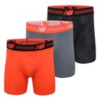 Cueca boxer New Balance 6 Premium Performance Masculina XXL, pacote com 3