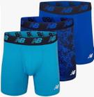 Cueca boxer New Balance, pacote com 6 unidades para homens Cadet/Team Royal XL