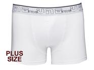 Cueca Boxer Plus Size em Cotton Vangli - 350 Branco