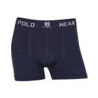 Cueca Boxer Polo Wear Básica Sem Costura Confortável Marinho