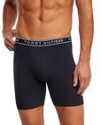 Cueca boxer Tommy Hilfiger de algodão elástico para homens, pacote com 4