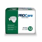 Cueca Descartável para Incontinência Adulta ProCare - Absorção Pesada - Pacote com 2 (12 Unidades)