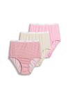 Cueca feminina Jockey Classic, cueca plus size, pacote de 8 a 3