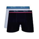 Cueca lupo boxer kit com 2 00523 algodão cos de elastico