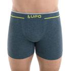 Cueca Masculina Lupo Boxer sem Costura Azul - 0073