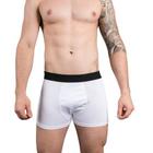 Cueca modelo boxer lisa roupa intima masculina confortável