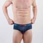 Cueca Nawes Slip em Microfibra com Elástico Exposto e Viés N17 C/3