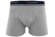 Cueca Nicoboco Boxer Cotton Cinza - Original