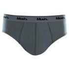 Cueca Slip Mash Algodão Lisa com Elastano 073.58