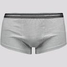 Cueca Sunga Lupo Basic Algodão com Elastano Cinza e Preto