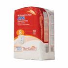 Cueca Tranquility ATN para incontinência adulta de absorção pesada branca 10 sacos da Principle Business Enterprises (pacote com 2)