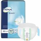 Cueca unissex para incontinência adulta TENA Stretch Super Tab Closure Medium Descartável Absorção Pesada Branca 28 Count by Essity (pacote com 2)