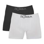 Cueca Zorba Boxer Microfibra Sem Costura 781 C/2