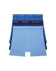 Cuecas boxer Calvin Klein Classics de algodão para homens, pacote com 3