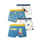 Cuecas Boxer De Algodão Com Padrão De Dinossauro Para Meninos Multipack Respirável Roupa Íntima