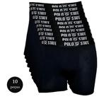 Cuecas Boxer Masculina Polo State Preto Kit 10 Tecido Confortável Para Seu Dia a Dia