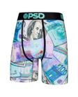 Cuecas boxer PSD World Currency com costura interna de 7 polegadas para homens