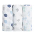 Cueiro Swaddle Papi Soft Estampado Menino 80Cm X 80Cm C/3 Un