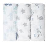 Cueiro swaddle soft estampado - 1.0m x 80cm - 3 unidades 15441745 - papi