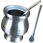 Cuia Térmica Copo Inox Chimarrão Tereré Mate C/ Bomba Canudo