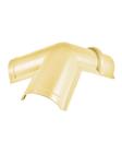 Cumeeira Triangular Pvc Colonial Marfim - Permatti