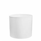 Cúpula Abajur Cilíndrica Cp-7009 Ø25x20cm Branco