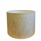 Cúpula Abajur Cilíndrica Cp-7022 Ø45x30cm Rustico Bege