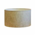 Cúpula Abajur Cilíndrica Cp-7028 Ø60x30cm Rustico Bege - Vivare