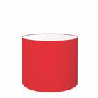 Cúpula Abajur Cilíndrica Cp-8013 Ø30x30cm Vermelho