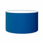 Cúpula abajur cilíndrica cp-8023 Ø50x21cm azul marinho - Vivare