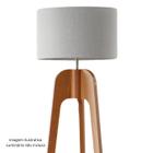 Cúpula Abajur Classic P/ Luminárias em Tecido cor Palha E27 - UniDecor