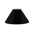 Cúpula em tecido cone abajur luminária cp-4078 25/40x15cm preto