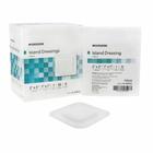 Curativo adesivo McKesson 2 x 2 polegadas de polipropileno/rayon quadrado branco estéril branco 25 unidades da McKesson (pacote com 2)