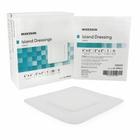 Curativo adesivo McKesson 4 x 4 polegadas de polipropileno/rayon quadrado branco estéril branco 25 unidades da McKesson (pacote com 2)