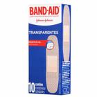 Curativo band-aid transparente 10 unidades