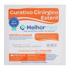 Curativo cirurgico esteril algodonado 10cm x 15cm - melhormed