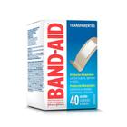 Curativos Band Aid Transparentes 40 Unidades