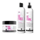 Curly Care Kit Leave-in Leve, Agua Termal Pudding Gelatina