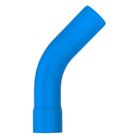 Curva 45 graus de Irrigação DN 75mm 2.1/2 PVC Soldável Azul - Viqua