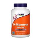 D-manose 500mg Now Foods 240 Veg Cápsulas Produto Importado