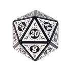 Dado D20 Runas Alto Relevo - RPG