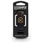 Damper Em Couro Legitimo E Tag Em Metal Preto Dsmd02 - IBOX