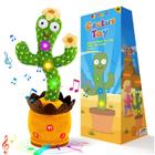 Dancing Talking Cactus Toy Ayeboovi com 120 músicas para crianças